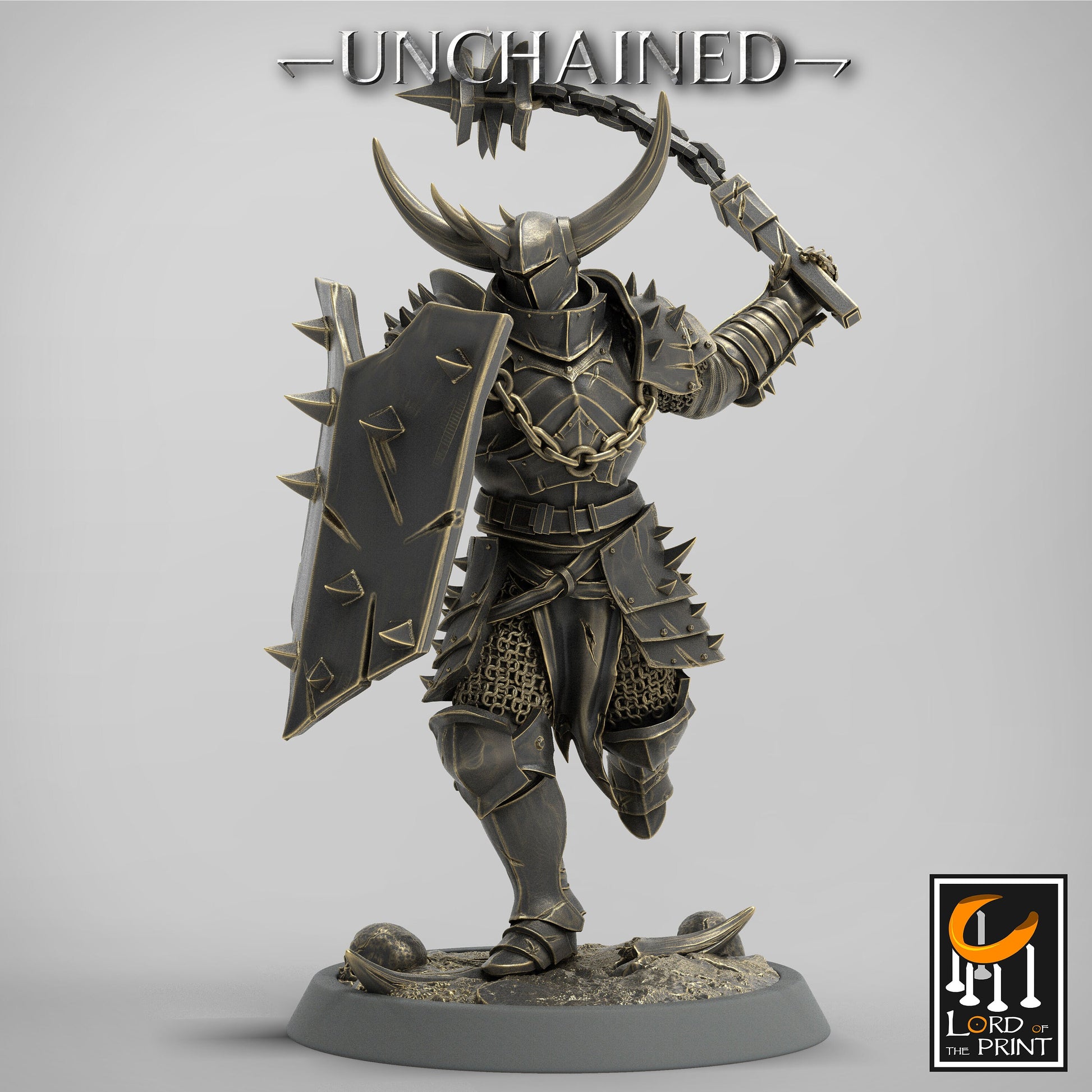 Uncahined Flail Light Infantry by Lord of the Print | Please Read Description