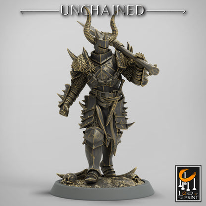 Unchained Greataxe Light Infantry by Lord of the Print | Please Read Description