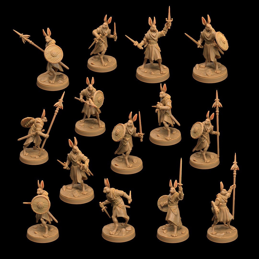 Rabbitfolk Infantry by Dragon Trappers Lodge | Please Read Description