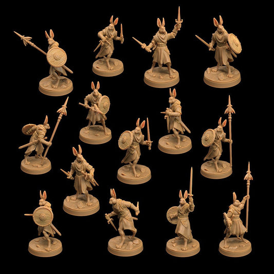 Rabbitfolk Infantry by Dragon Trappers Lodge | Please Read Description