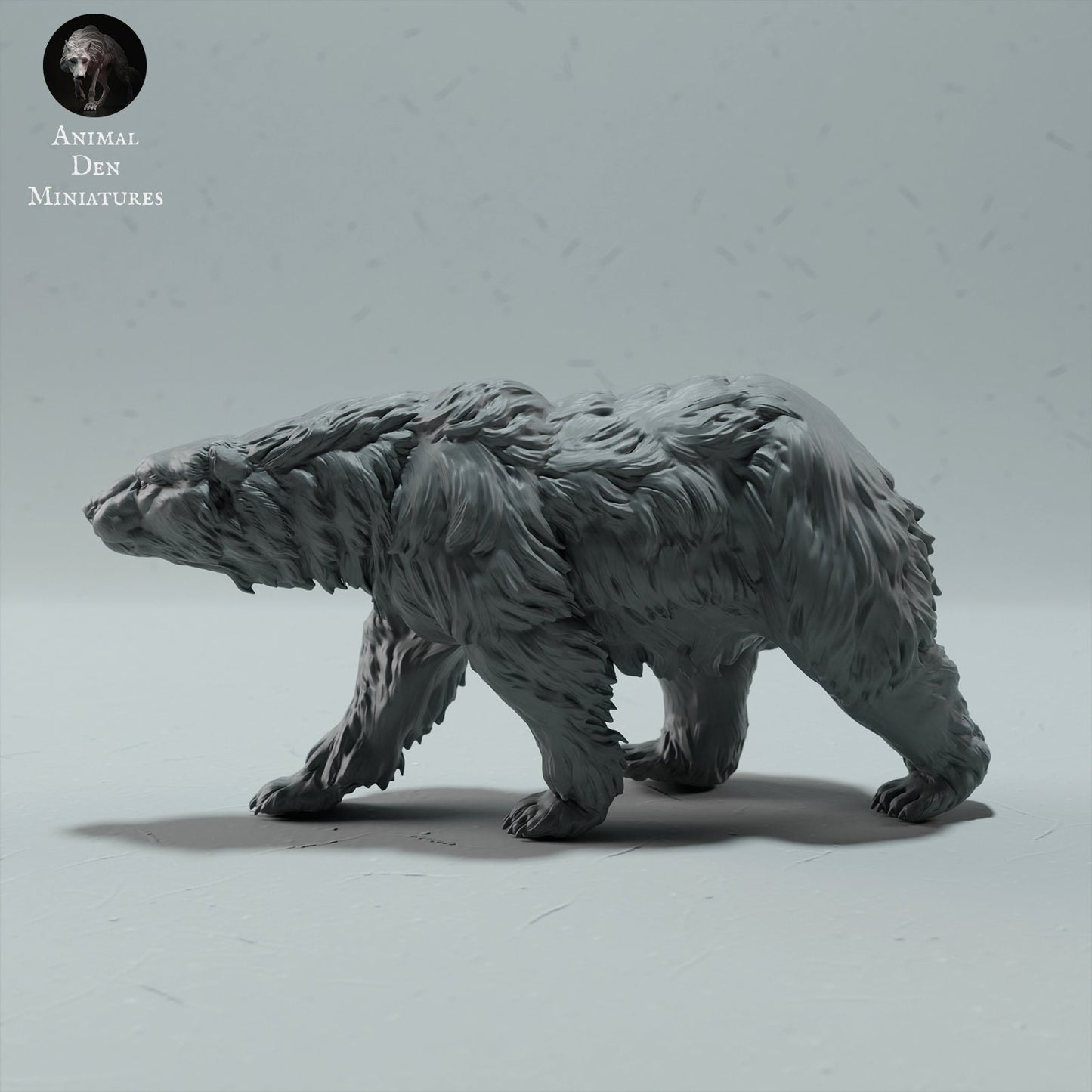 Polar Bear 1:32 Scale Model by Animal Den Miniatures | Please Read Description