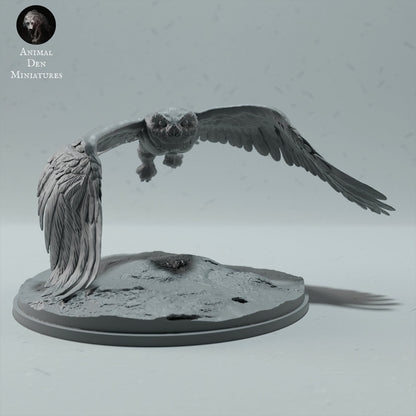 Snowy Owl 1:20 Scale Model by Animal Den Miniatures | Please Read Description