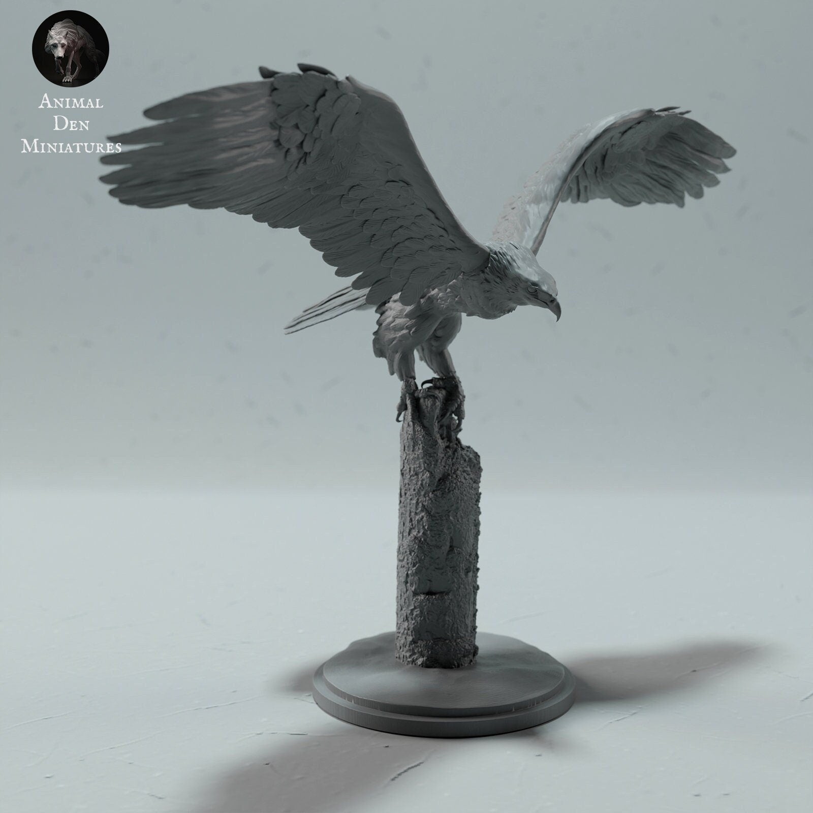 Bald Eagle 1:20 Scale Model by Animal Den Miniatures | Please Read Description