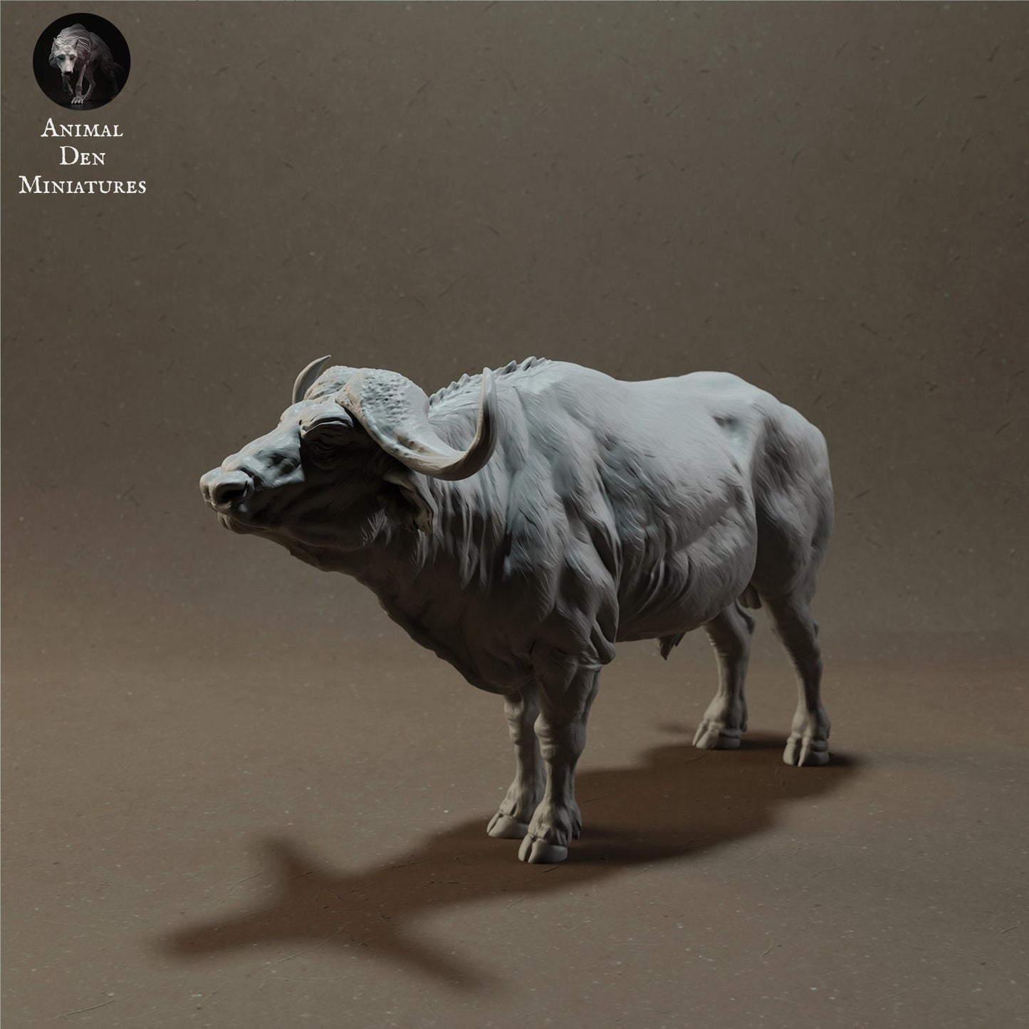 Cape Buffalo 1:24 Scale by Animal Den Miniatures | Please Read Description