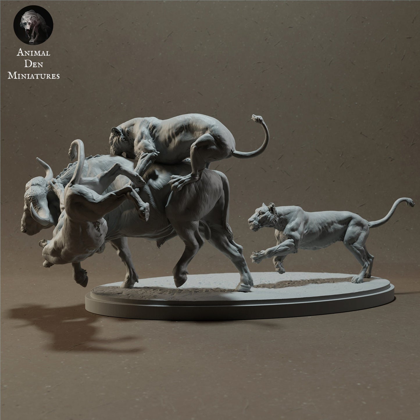 Lions 1:24 Scale by Animal Den Miniatures | Please Read Description