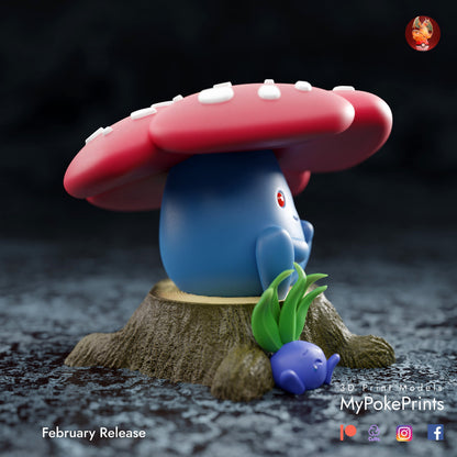 Flower Monster Diorama by MyPokePrints | Please Read Description