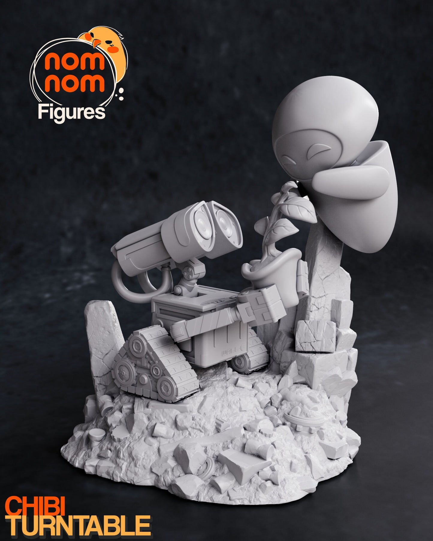 Chibi Garbage & Space Robots by NomNom Figures | Please Read Description