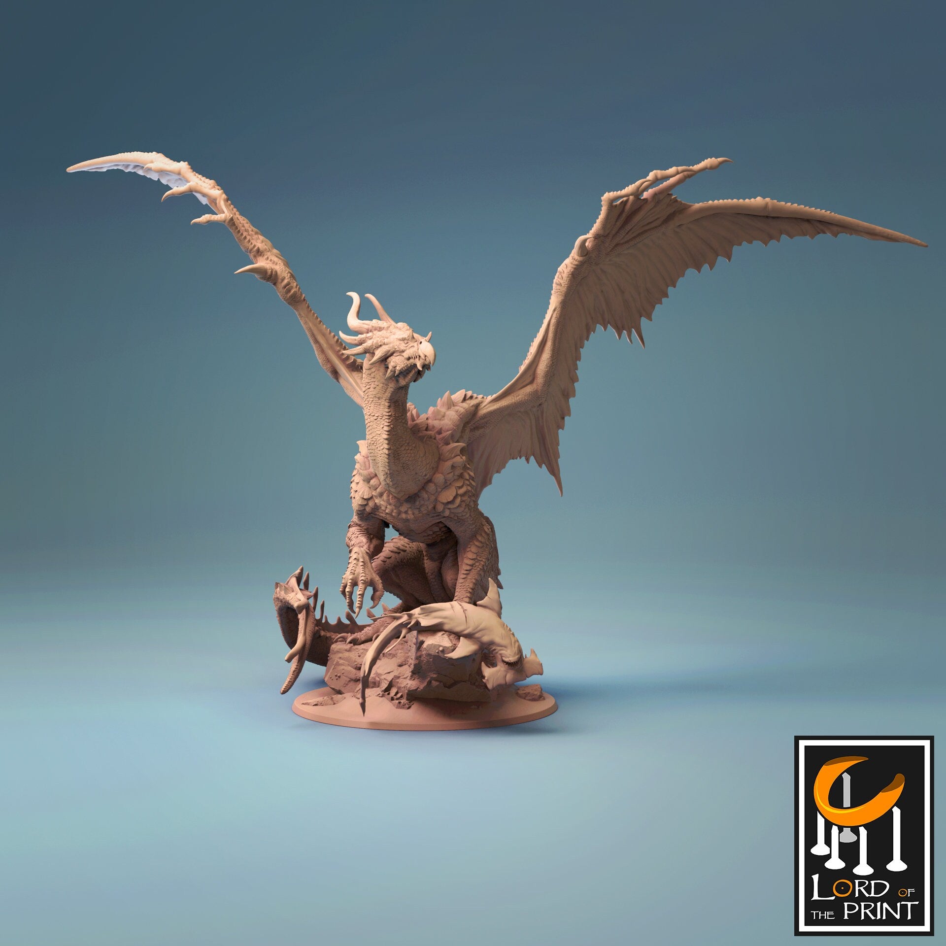 Bronze Dragon by Lord of the Print | Please Read Description