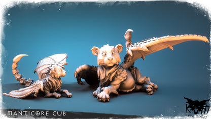 Manticore Cubs by Keta-Minis | Please Read Description