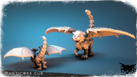 Manticore Cubs by Keta-Minis | Please Read Description