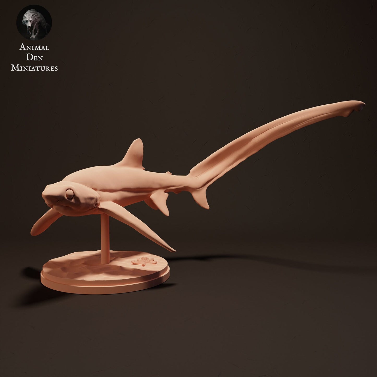 Big Eye Thresher Shark 1:24 scale by Animal Den | Please Read Description