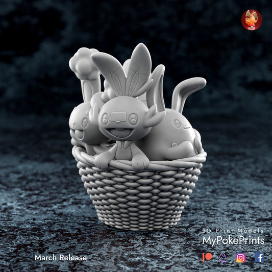 Easter Bunny Monster Basket by MyPokePrints | Please Read Description