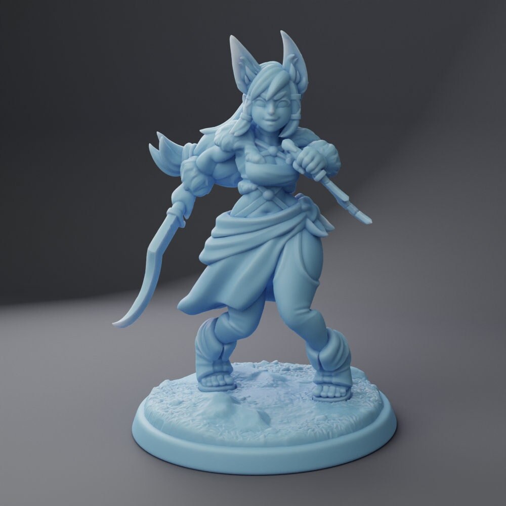 Fox Girl by Twin Goddess Minis | Please Read Description