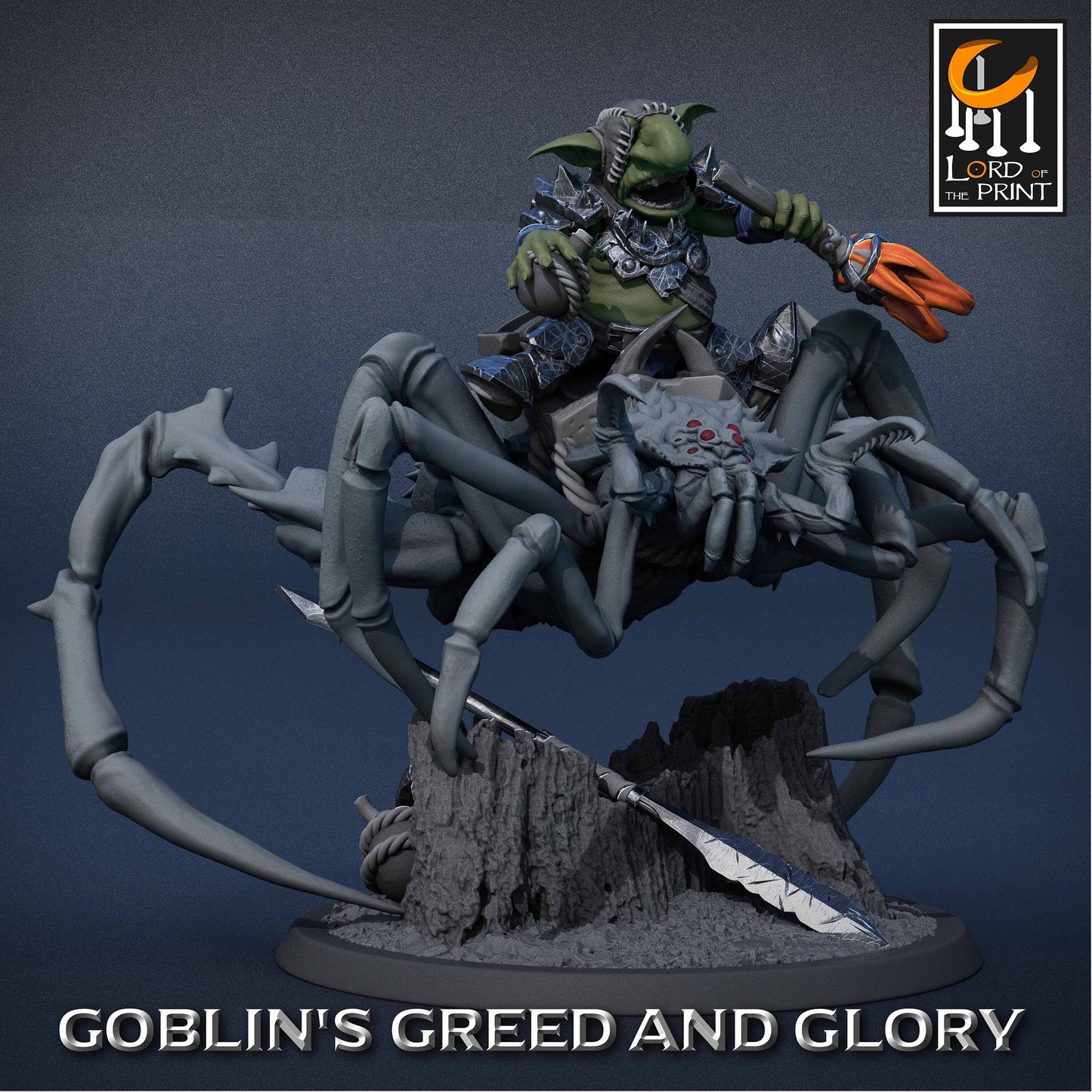 Goblin Spider Mounts (Set 2) by Lord of the Print | Please Read Description