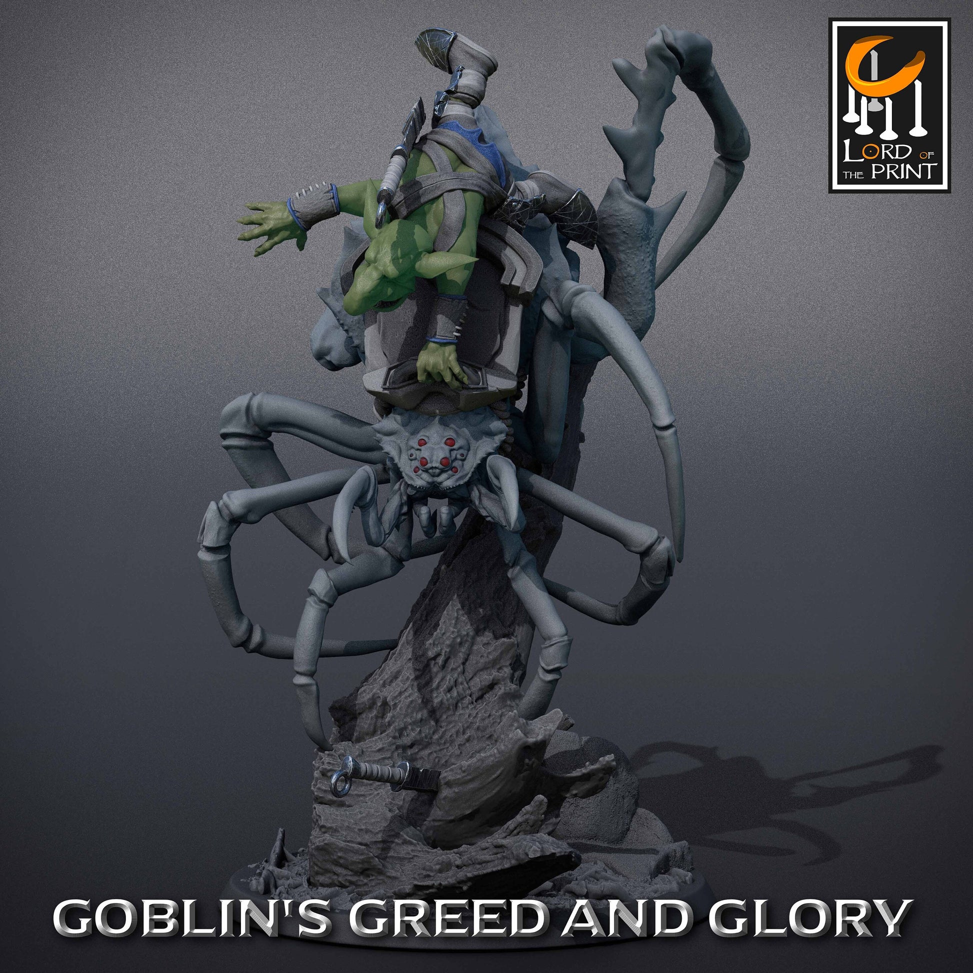 Goblin Spider Mounts (Set 2) by Lord of the Print | Please Read Description