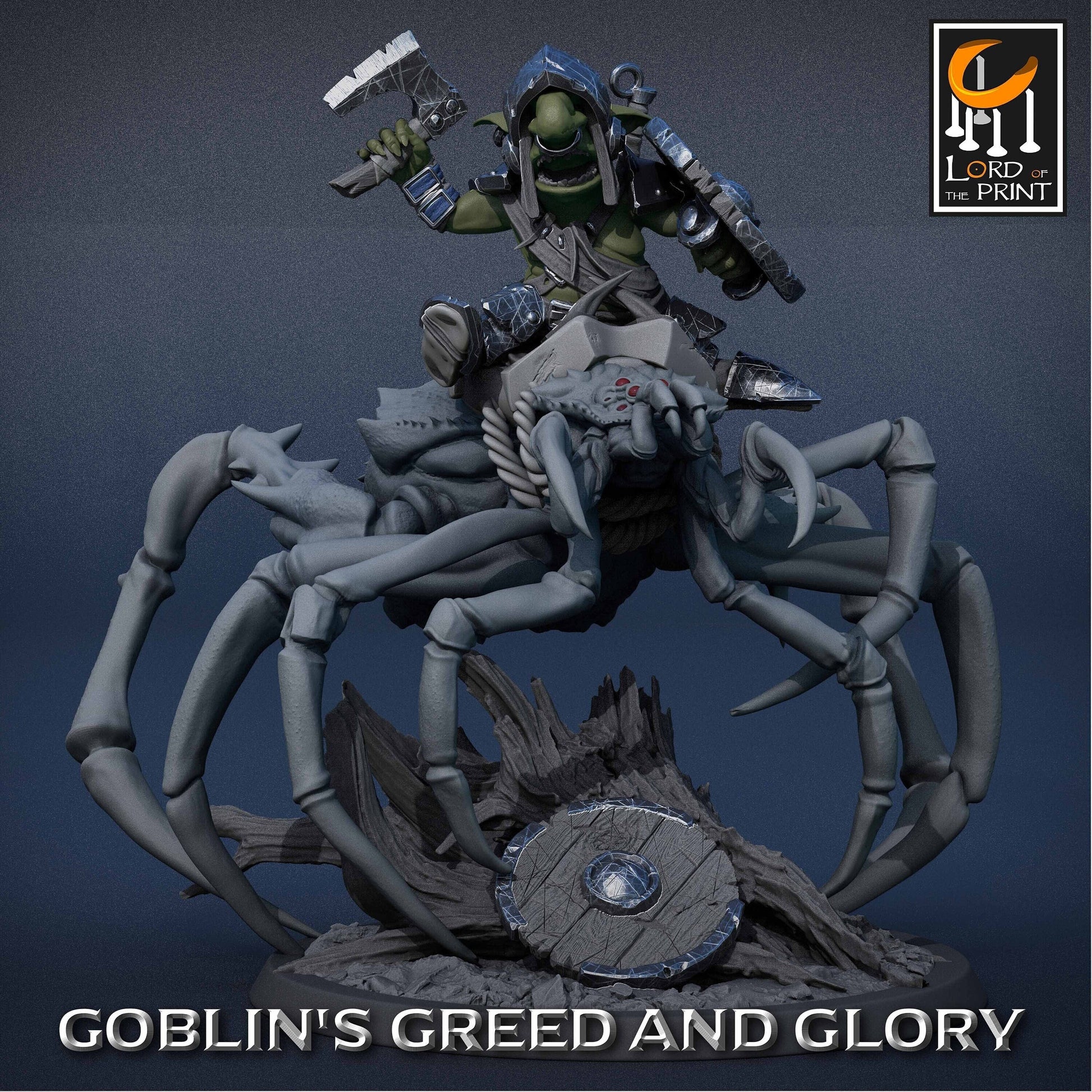 Goblin Spider Mounts (Set 2) by Lord of the Print | Please Read Description