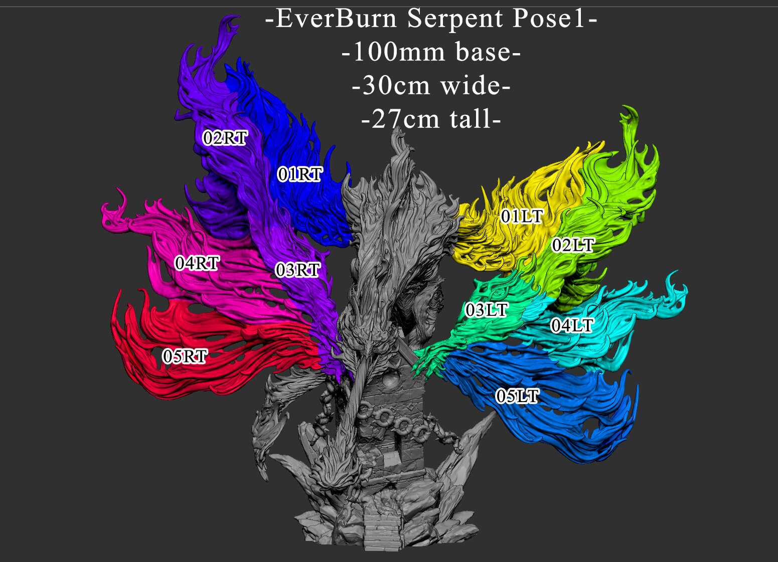 Everburn Serpent by Mini Monster Mayhem | Please Read Description
