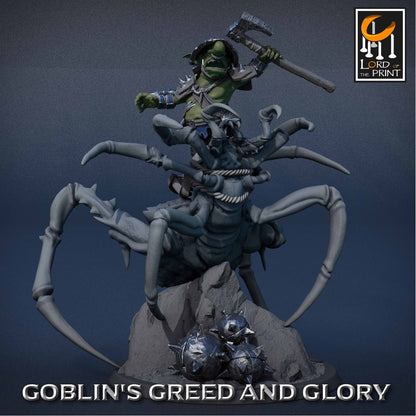 Goblin Spider Mounts (Set 1) by Lord of the Print | Please Read Description