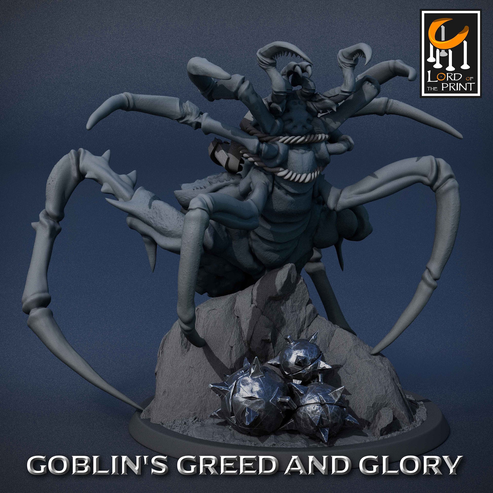 Goblin Spider Mounts (Set 1) by Lord of the Print | Please Read Description
