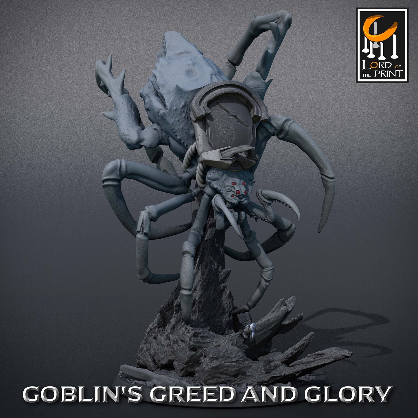 Goblin Spider Mounts (Set 2) by Lord of the Print | Please Read Description