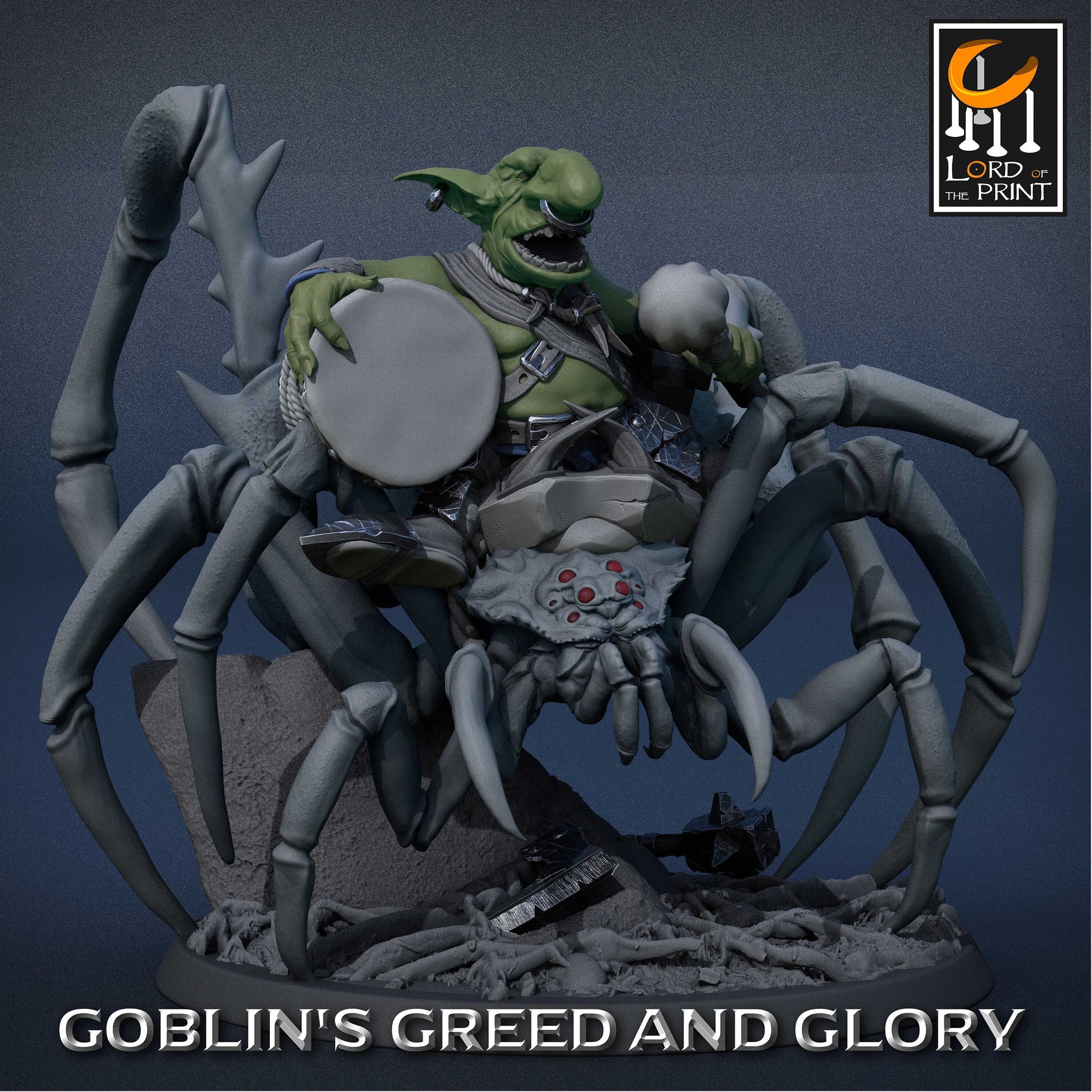 Goblin Spider Mounts (Set 2) by Lord of the Print | Please Read Description