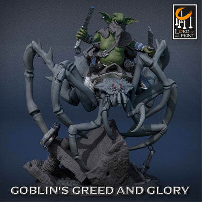 Goblin Spider Mounts (Set 2) by Lord of the Print | Please Read Description