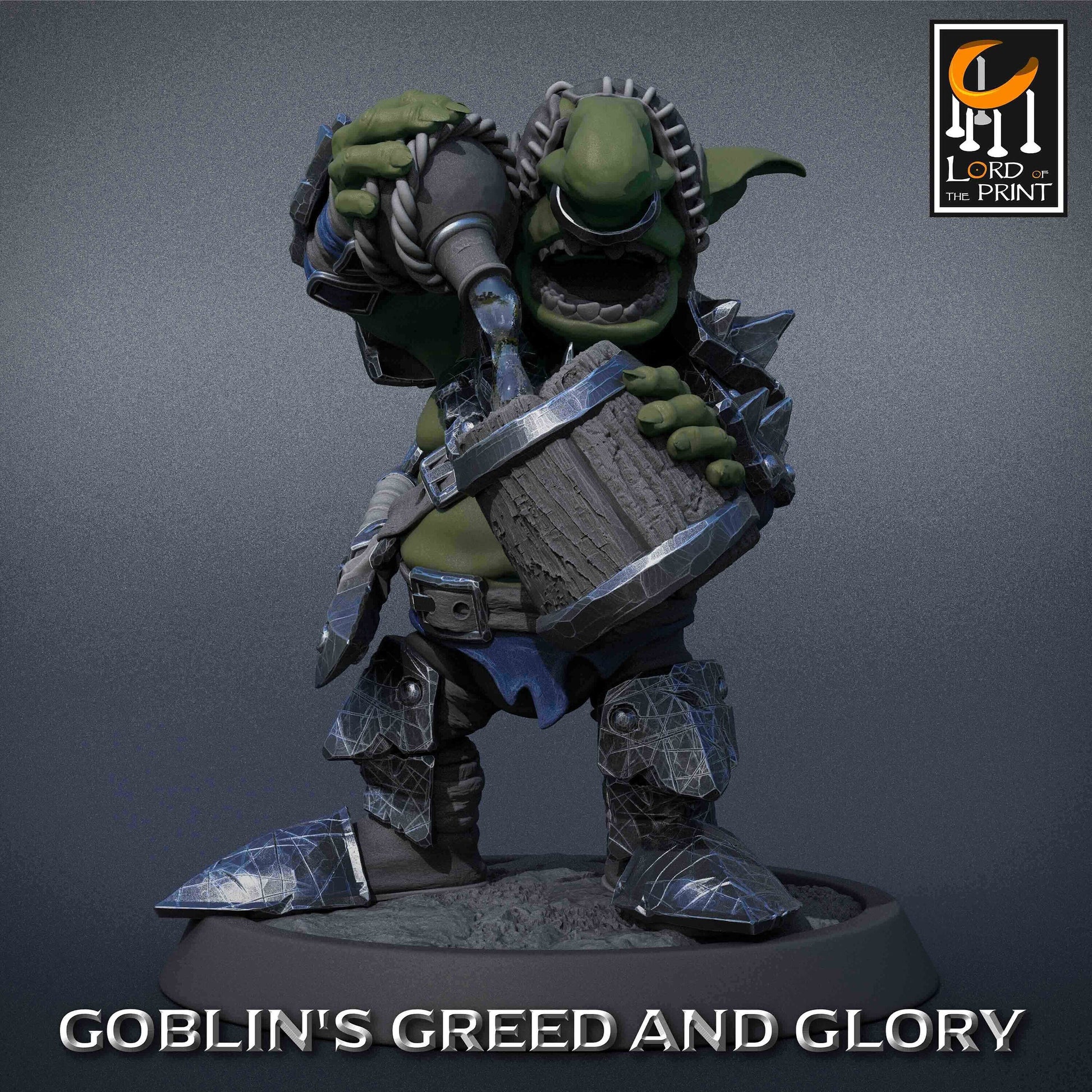 Drinking Goblin Infantry by Lord of the Print | Please Read Description