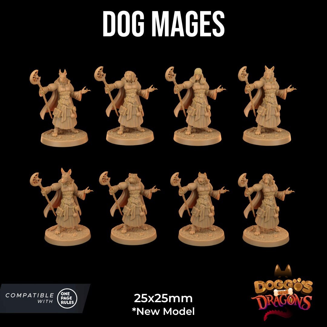 Dog Mages by Dragon Trappers Lodge | Please Read Description