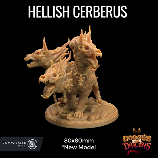 Hellish Cerberus by Dragon Trappers Lodge | Please Read Description