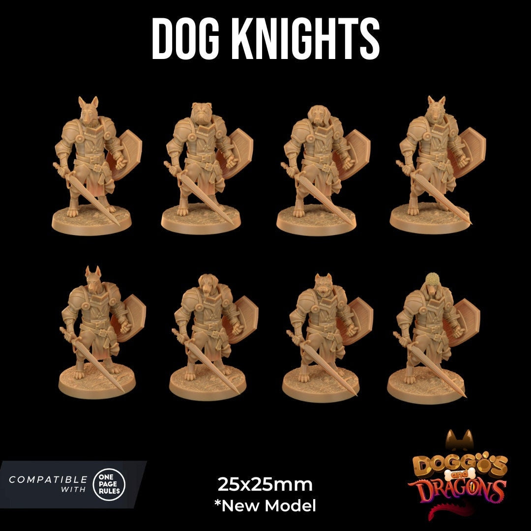 Dog Knights by Dragon Trappers Lodge | Please Read Description