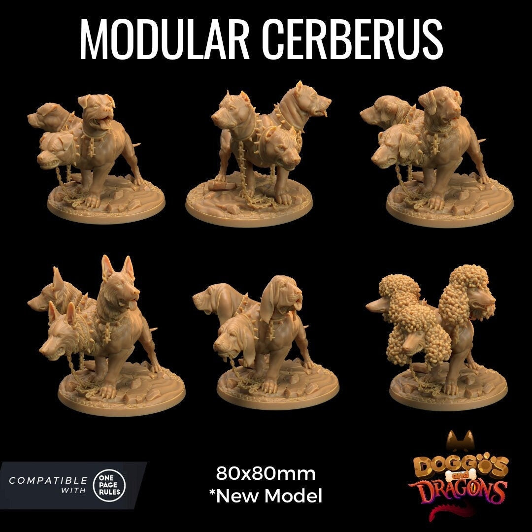 Modular Cerberus by Dragon Trappers Lodge | Please Read Description
