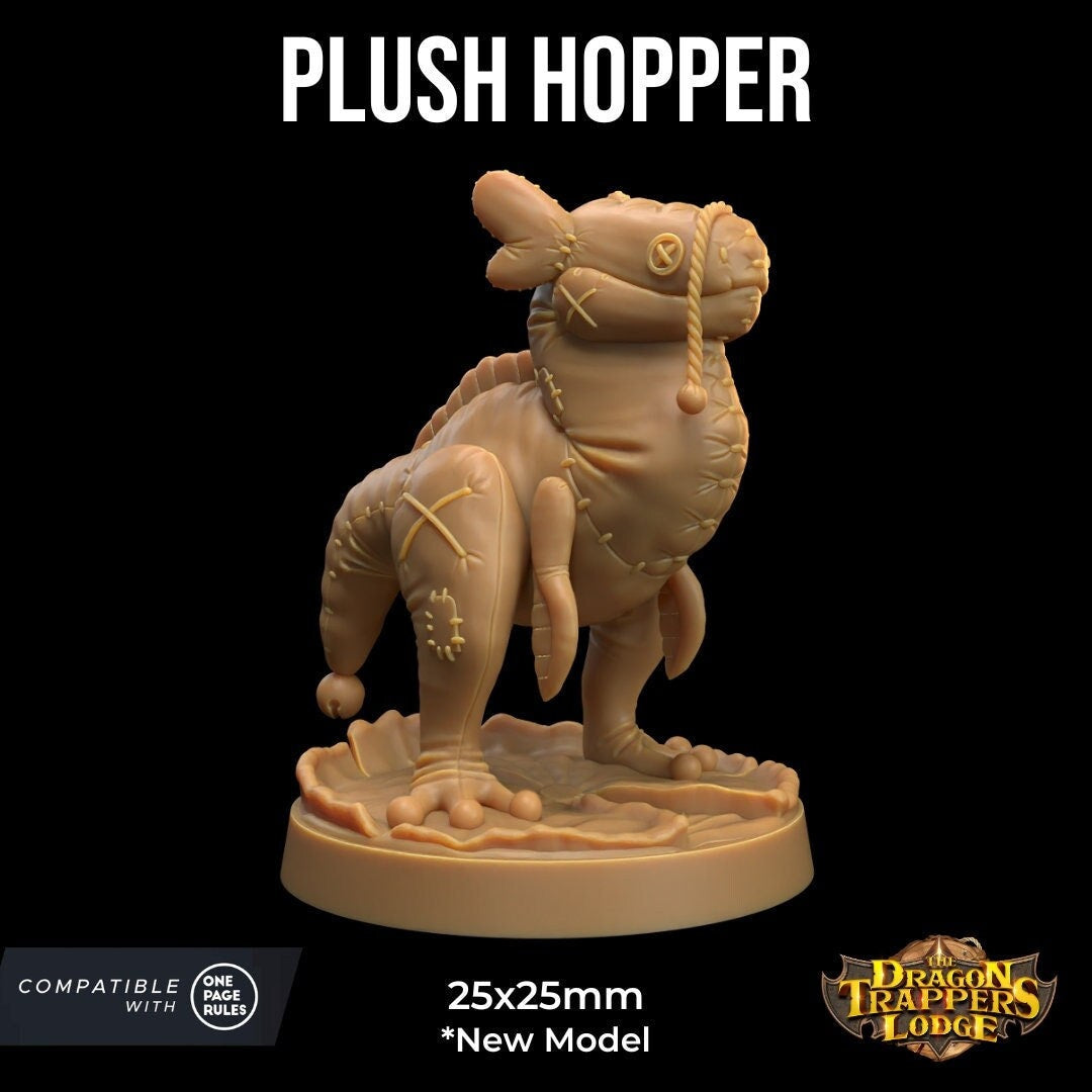 Plush Hopper by Dragon Trappers Lodge | Please Read Description