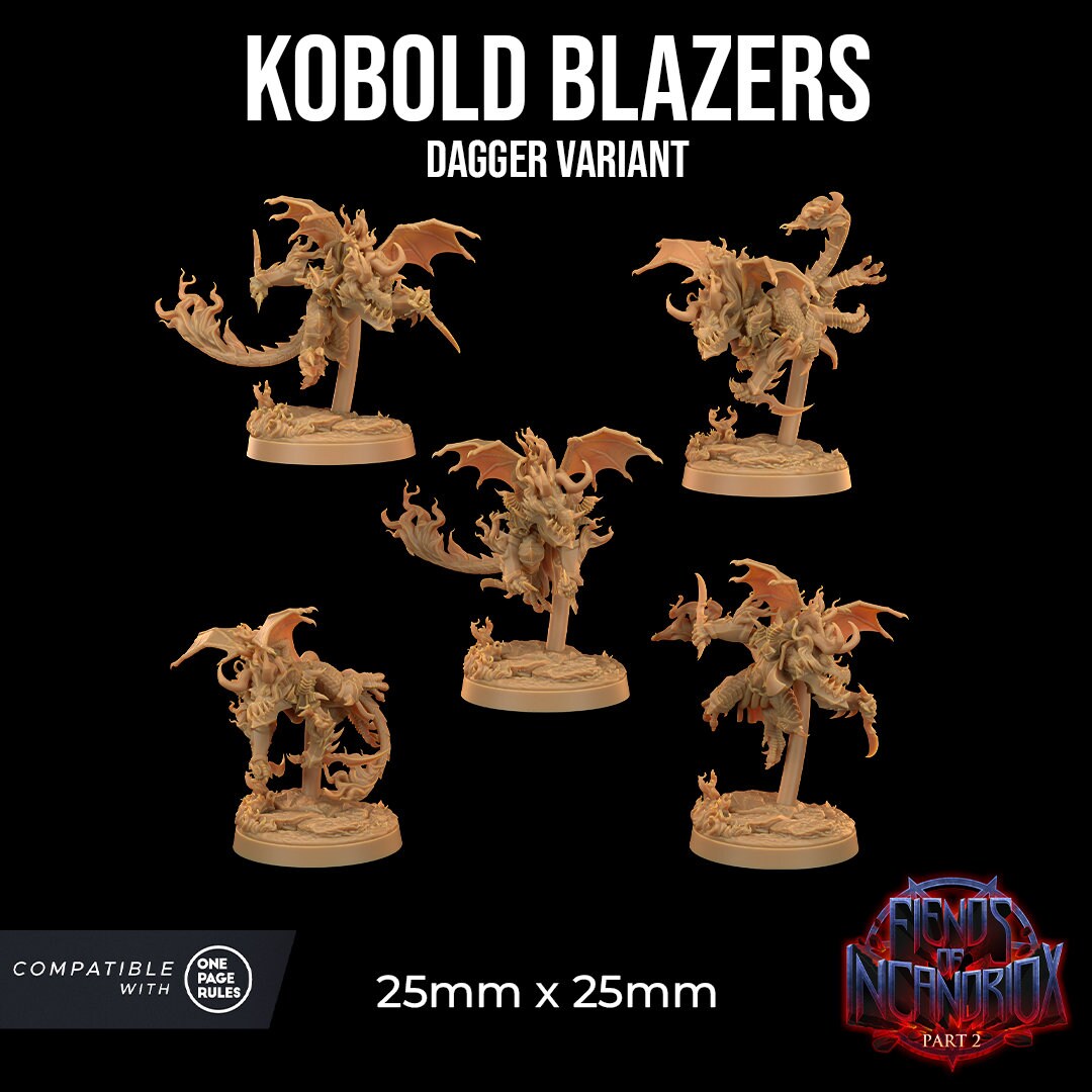 Kobold Blazers (5-pk) by Dragon Trappers Lodge | Please Read Description