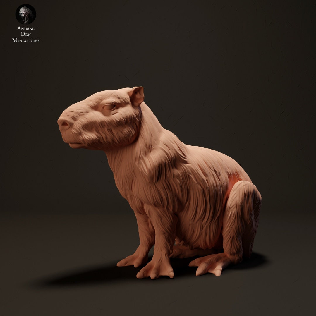 Capybara 1:24 scale by Animal Den | Please Read Description