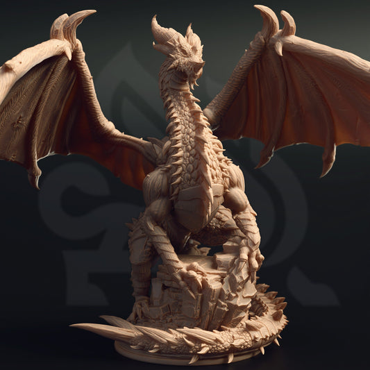 Kurorgor, Ancient Black Dragon by DM Stash | Please Read Description