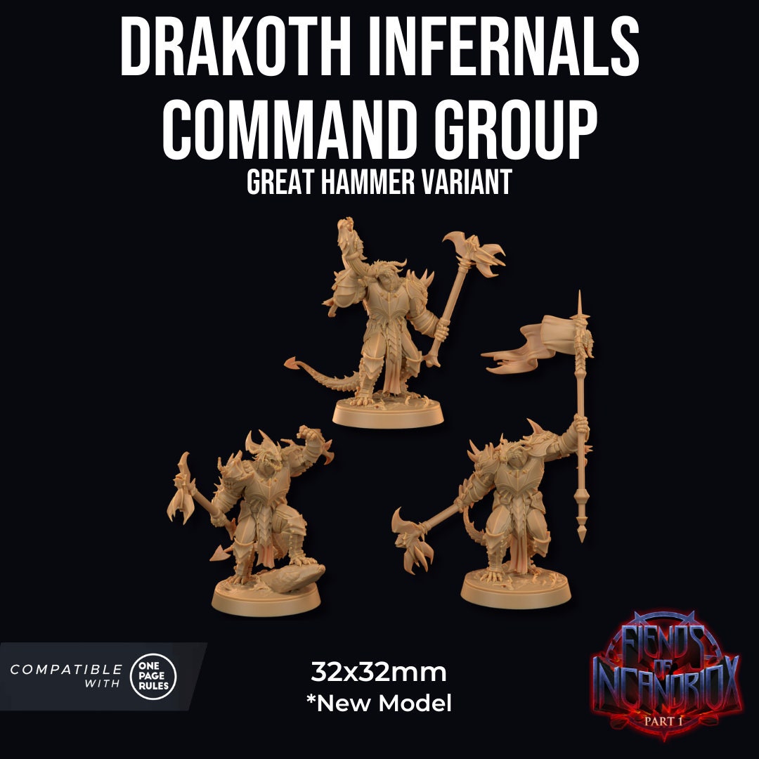 Drakoth Command Group by Dragon Trappers Lodge | Please Read Description