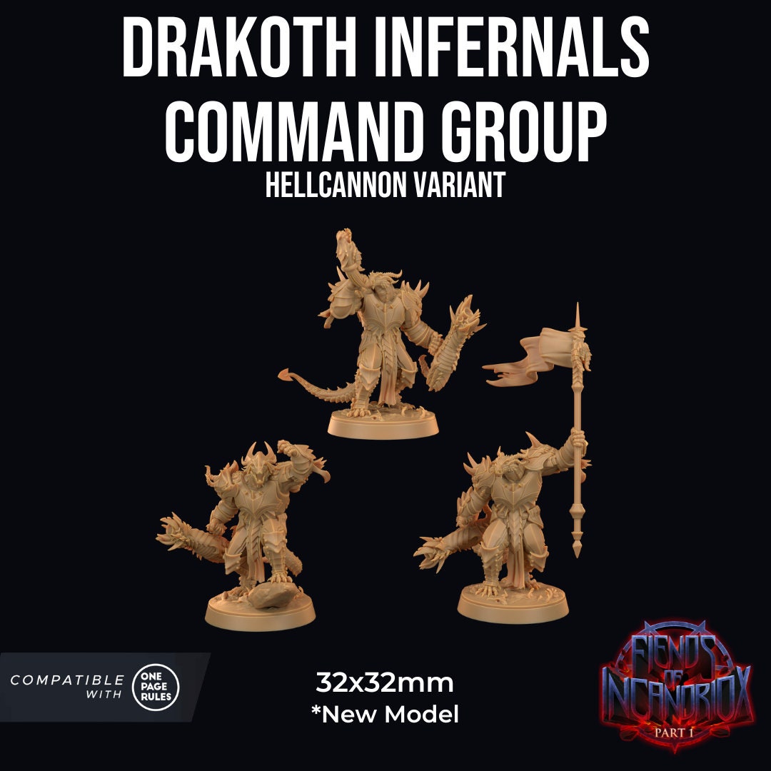 Drakoth Command Group by Dragon Trappers Lodge | Please Read Description