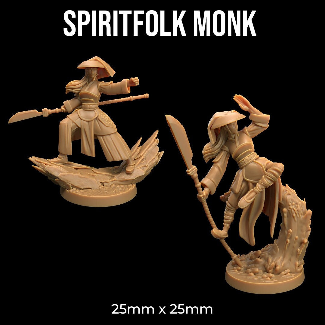 Spiritfolk Monks by Dragon Trappers Lodge | Please Read Description