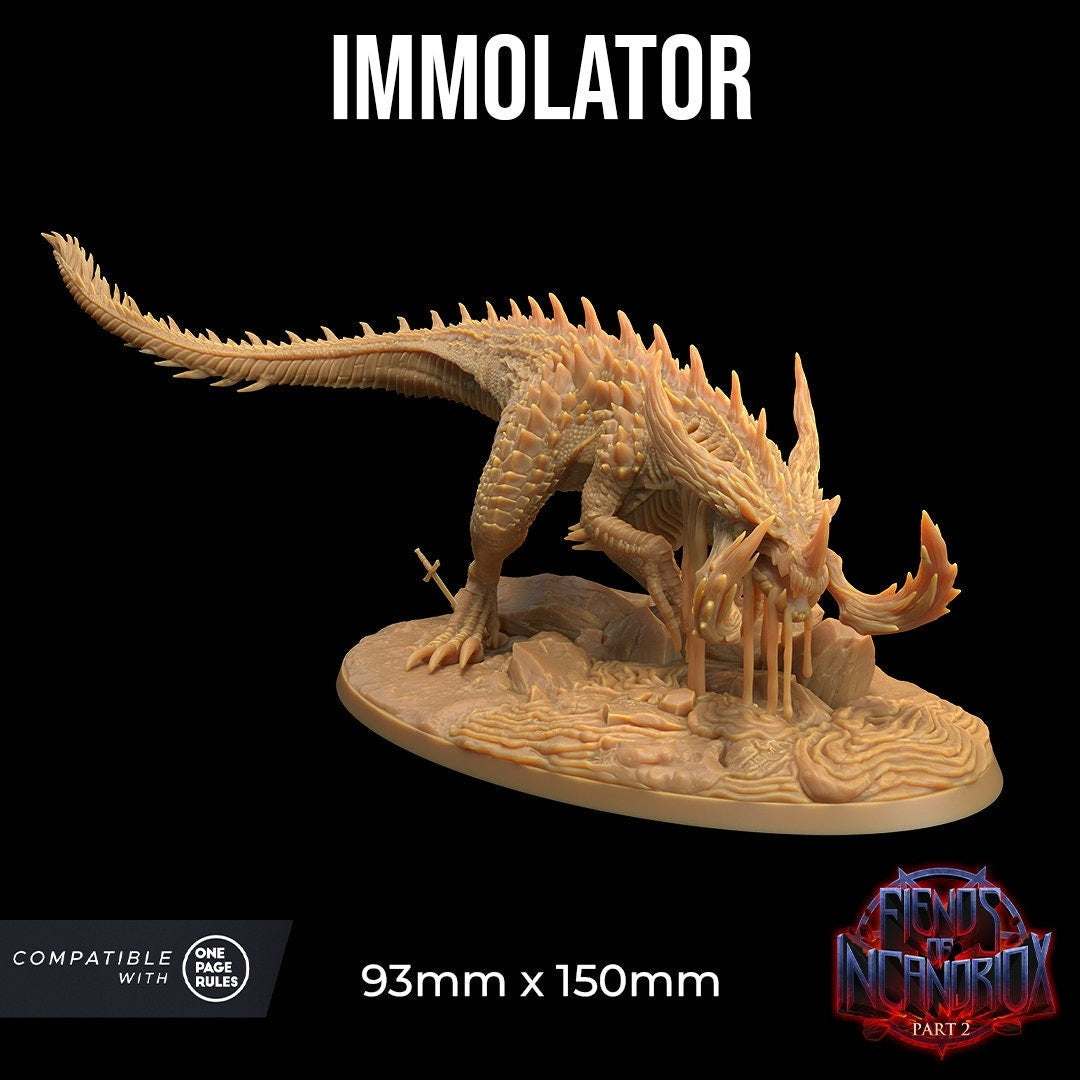 Immolator by Dragon Trappers Lodge | Please Read Description
