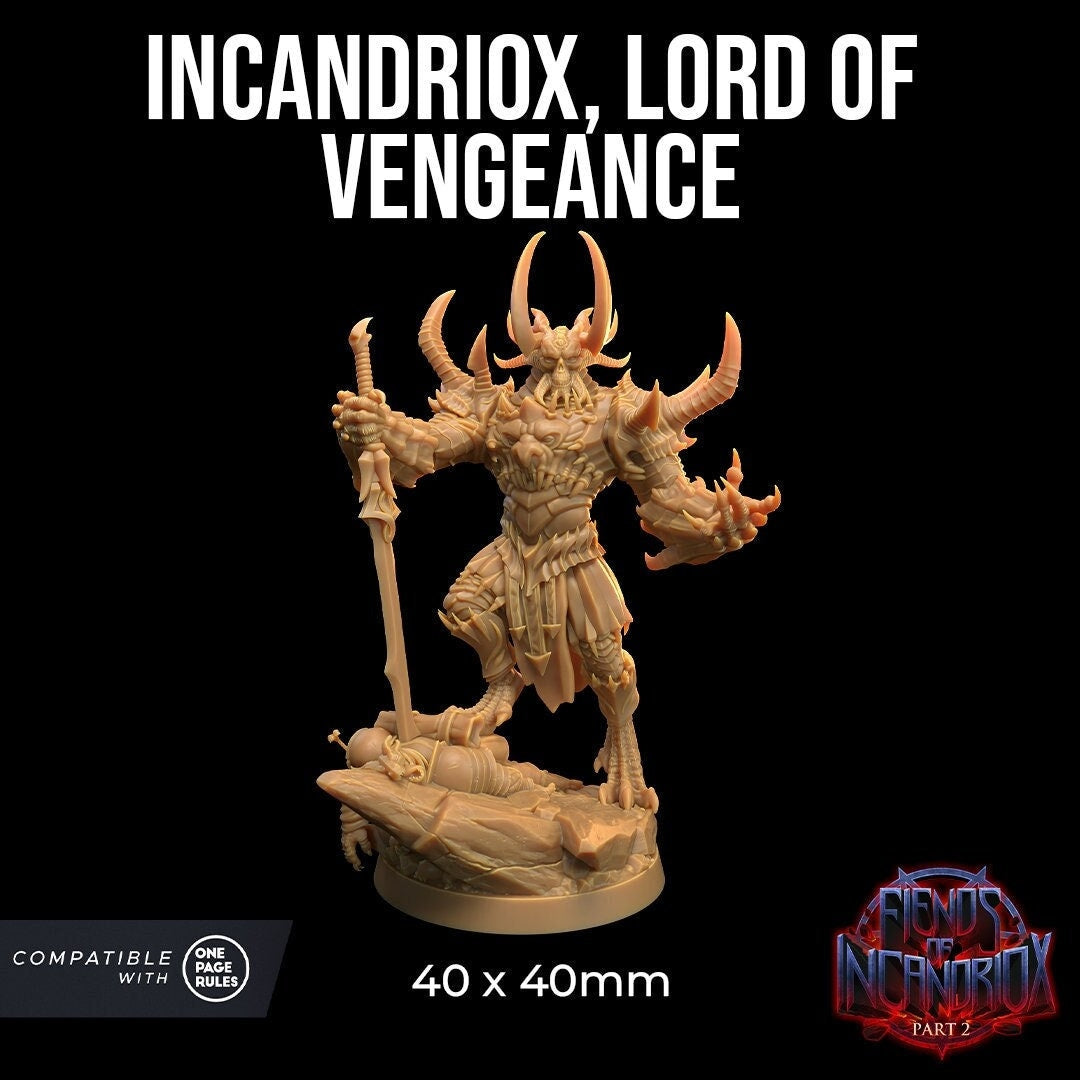 Incandriox, Lord of Vengeance by Dragon Trappers Lodge | Please Read Description