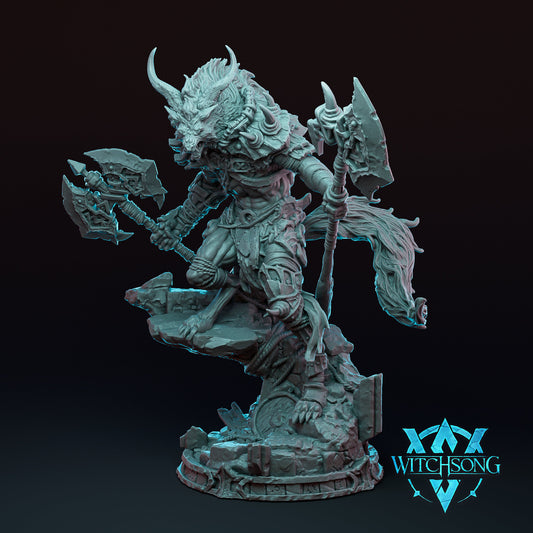 Ascendant Greatwolf by Witchsong Miniatures | Please Read Description