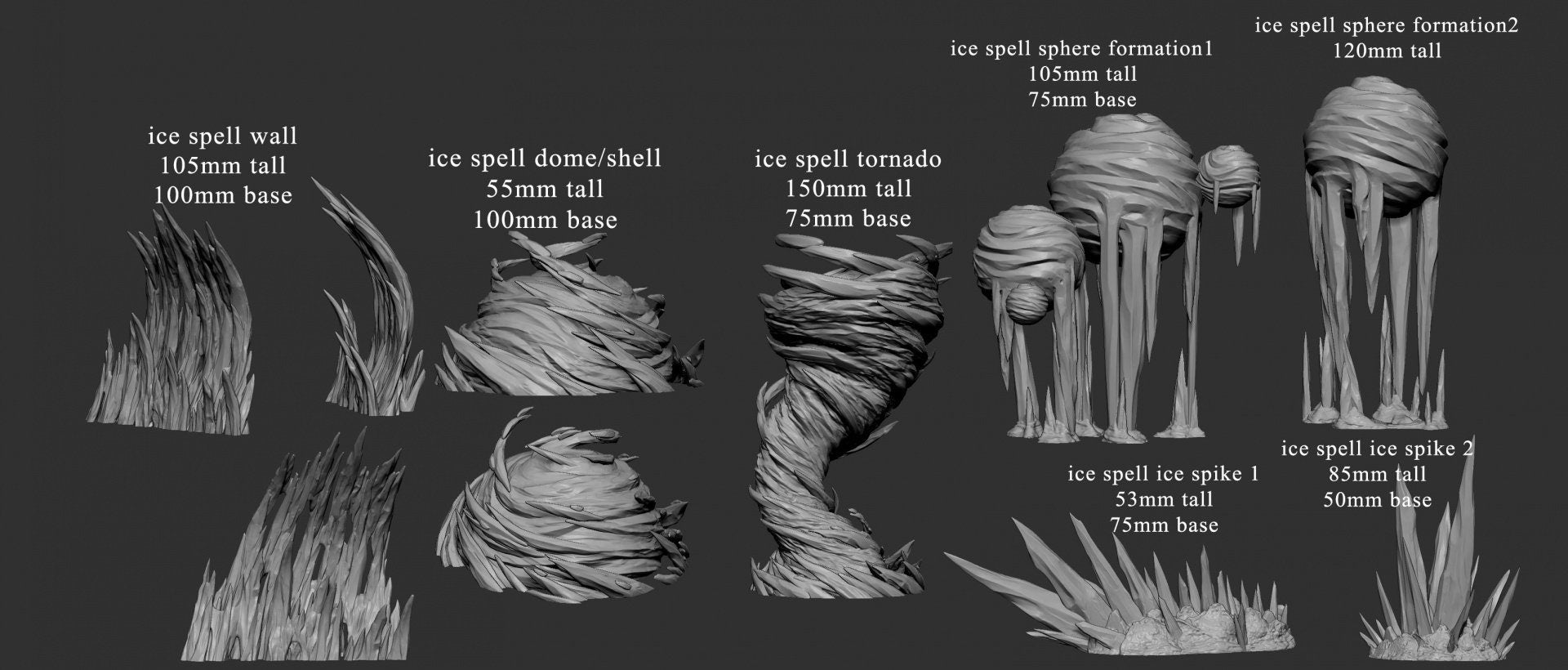 Ice Spells (7-pk) by Mini Monster Mayhem | Please Read Description