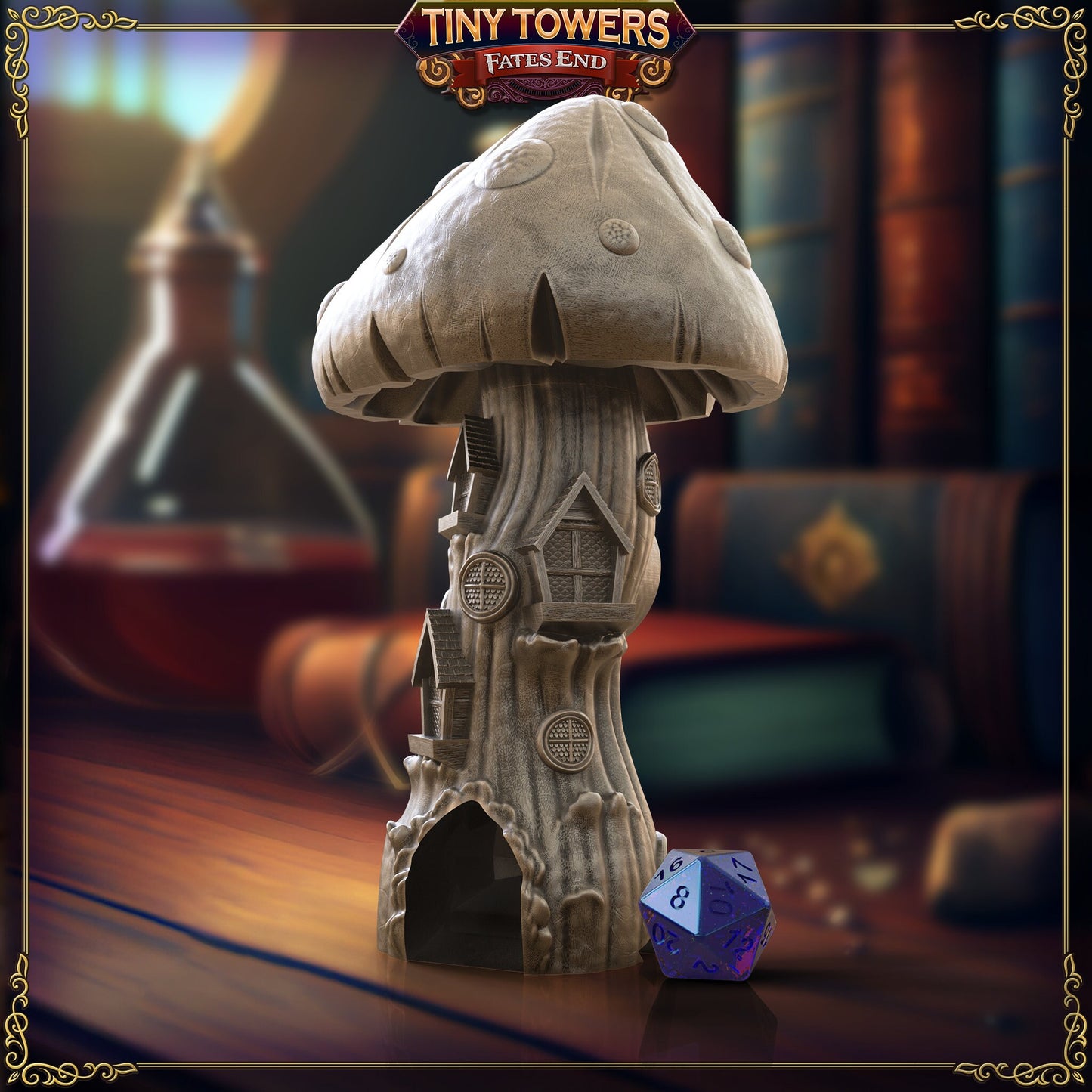 Mushroom Manor Dice Tower by Fates End | Please Read Description