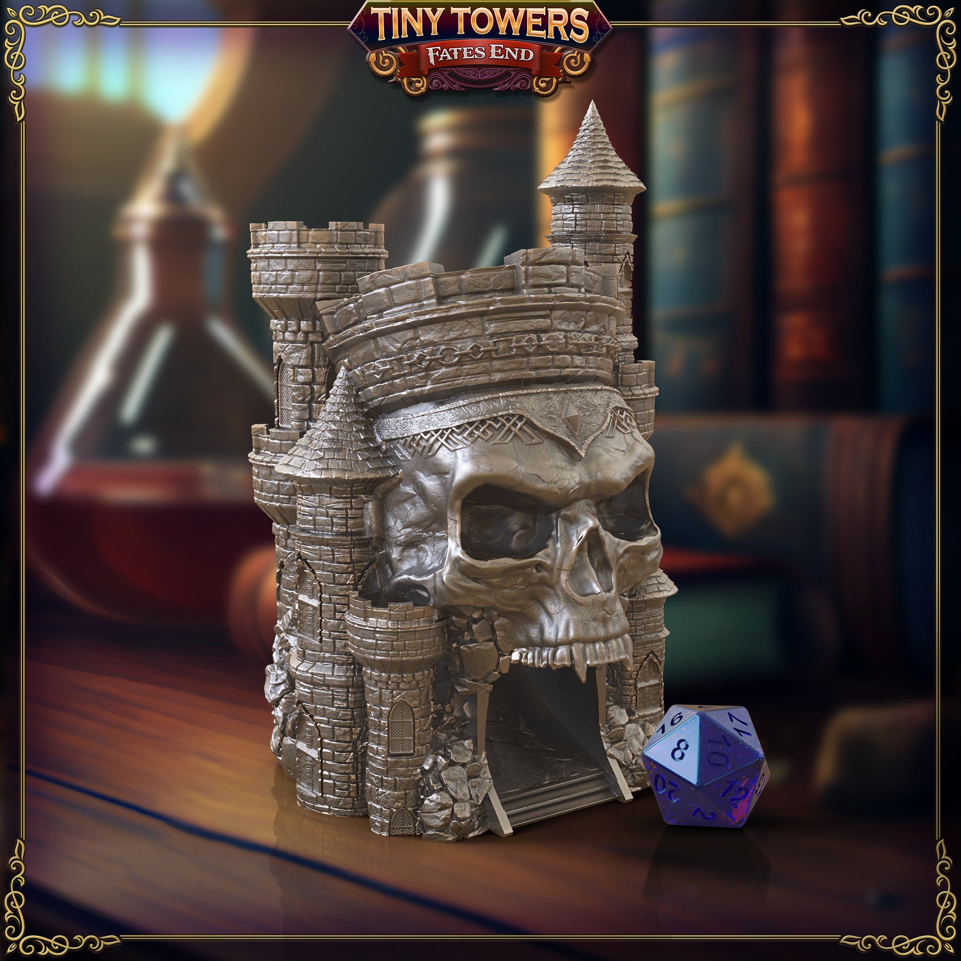 Skull Citadel Dice Tower by Fates End | Please Read Description