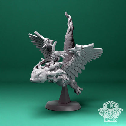 Axolotl Dragon Mounts by Dice Heads | Please Read Description