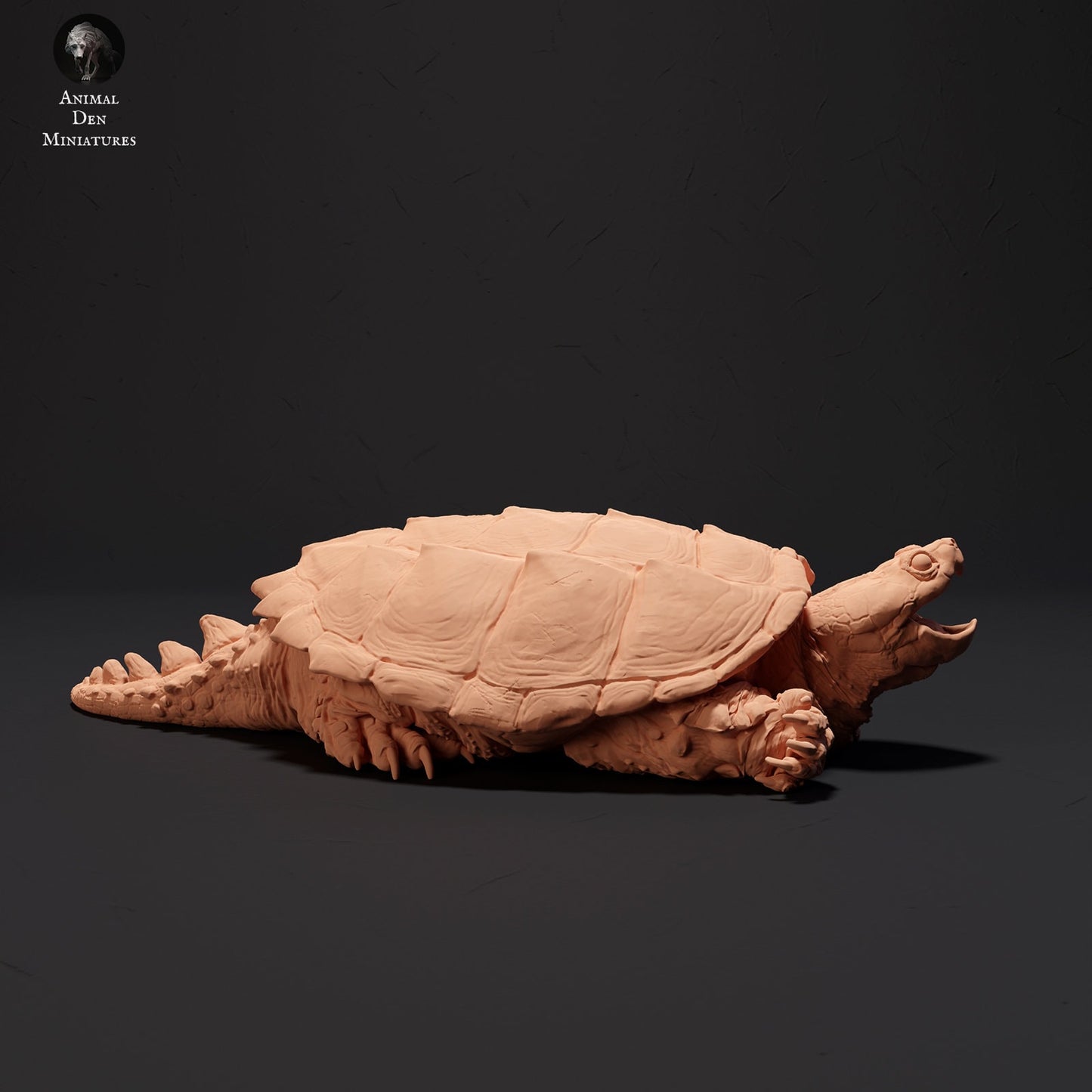 Snapping Turtle, 1:12 scale by Animal Den Miniatures | Please Read Description