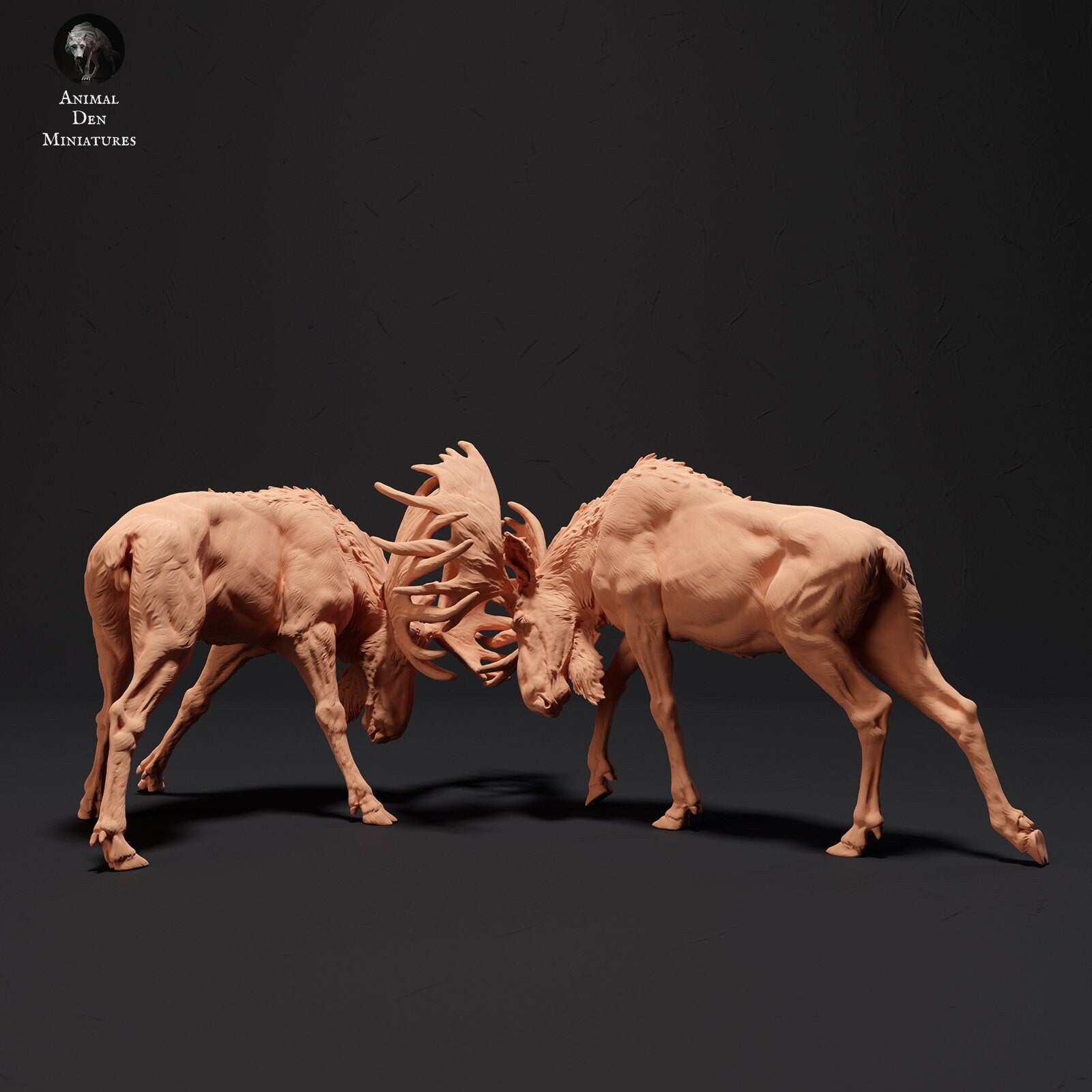 Moose, 1:24 scale by Animal Den Miniatures | Please Read Description