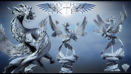 Royal Feather Dragon by Mini Monster Mayhem | Please Read Description
