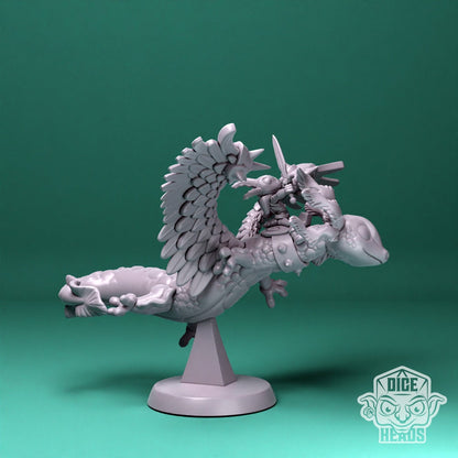 Axolotl Dragon Mounts by Dice Heads | Please Read Description