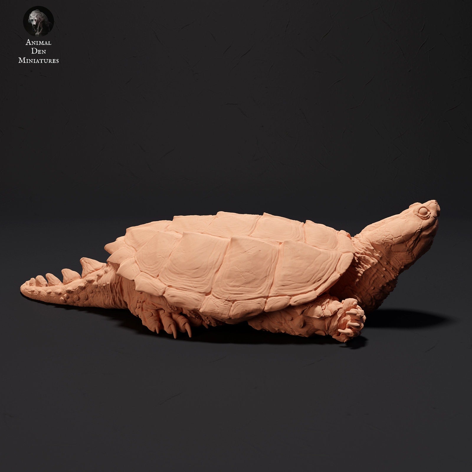Snapping Turtle, 1:12 scale by Animal Den Miniatures | Please Read Description